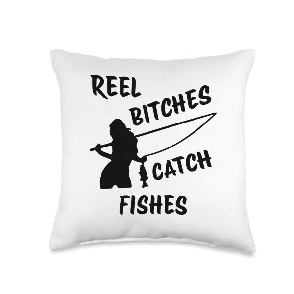Reel Bitches Catch Fishes Fishing Lady Angler Catc...