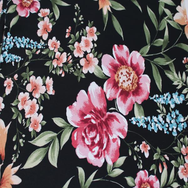 58" Wide Printed 100% Polyester Moroccan Fabric by...