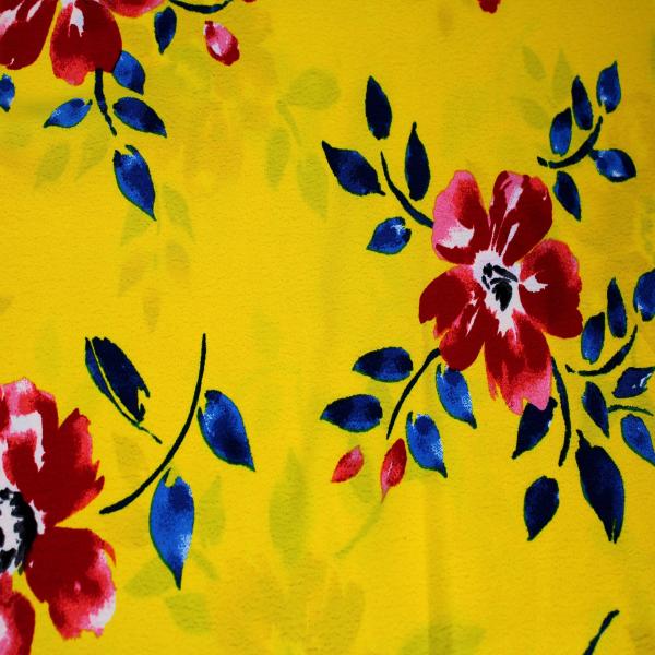Stylish FABRIC 58" Wide Printed 100% Polyester Mor...