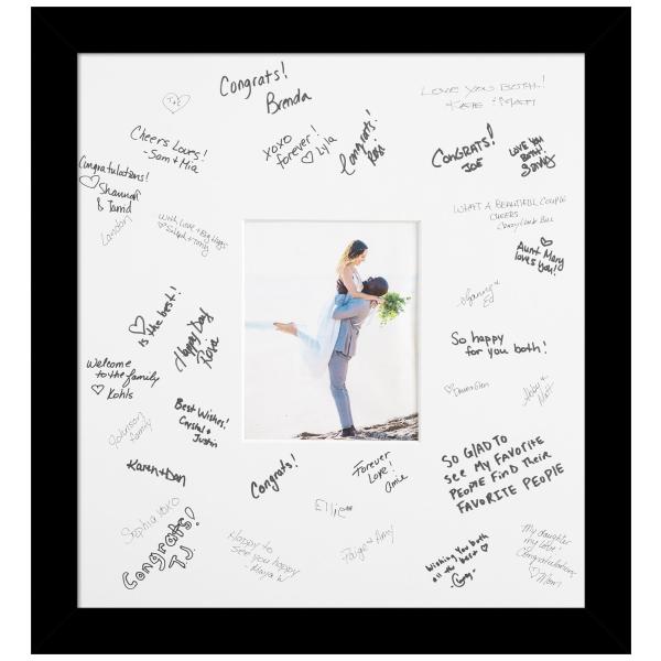 Amanti Art Signature Mat 8x10 Picture Frame, Photo...