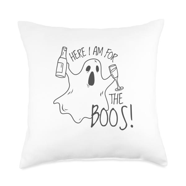 Halloween Alcohol Funny - Here I Am For The Boos T...