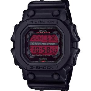 カシオ G-Shock ブラックレジン レッド デジタル オーバーサイズ 腕時計 GX-56BBR-1