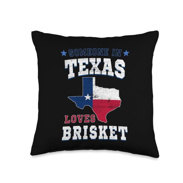 Someone In Texas Loves Brisket Proud Texas Flag Th...