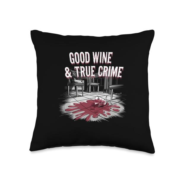 Good Wine ＆ True Crime Ransom Note Style Design Th...