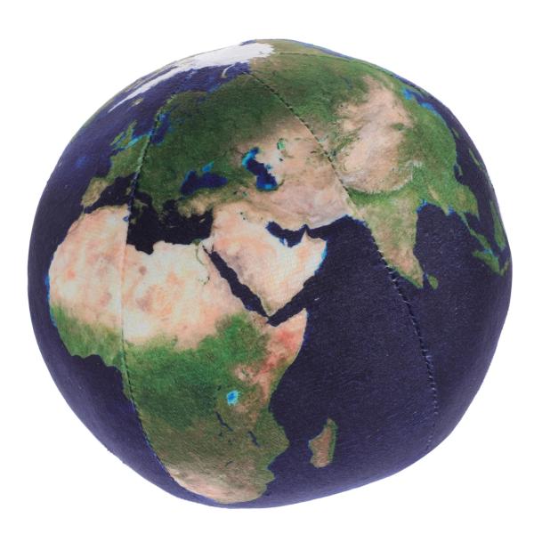 HOOTNEE Realistic Earth Stuffed Pillow Decorative ...