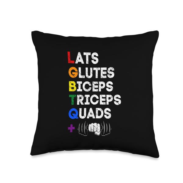 Lats Glutes Biceps Triceps Quads Squad LGBTQ Weigh...