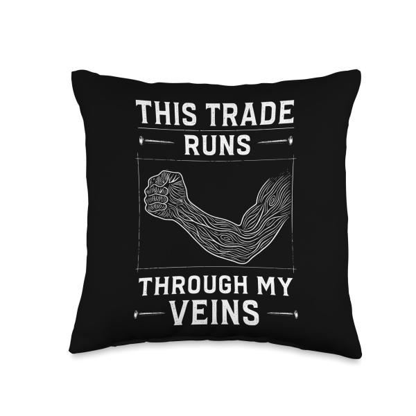This Trade Runs In My Vein Woodworking Carpenter T...