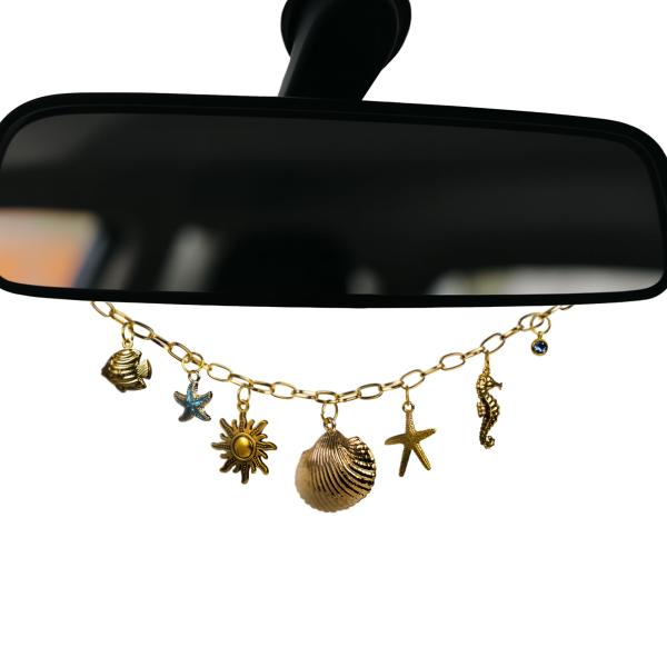 Seashell Car Accessories for Women Aesthetic, Beac...