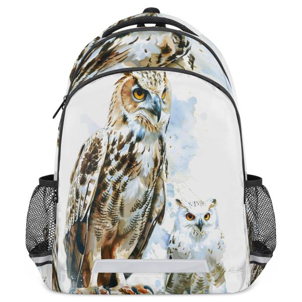 Adornori Cool Bird Owl Laptop Backpack for Women a...