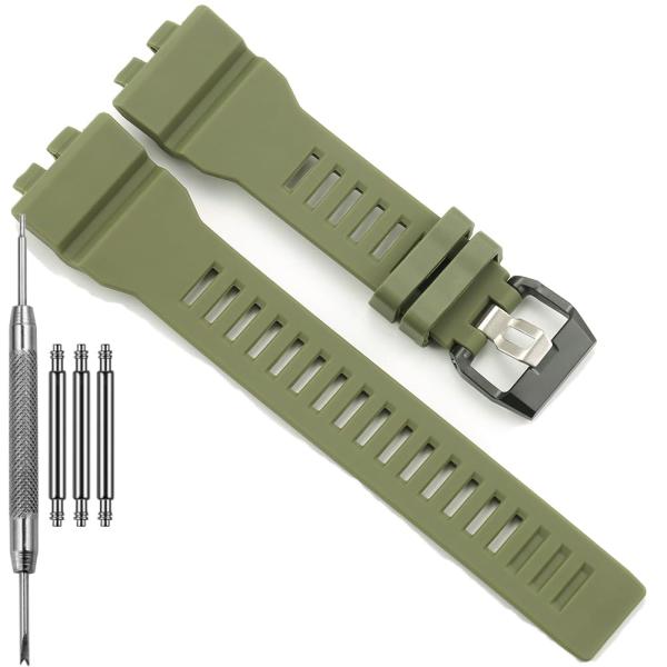 Resin Strap Compatible with Casio GBA800UC-2A Blue...