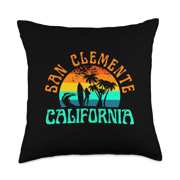 San Clemente Throw Pillow