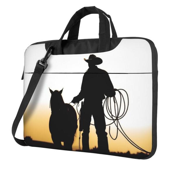 Laptop Bag Laptop Carrying Case Cowboy with Lasso ...