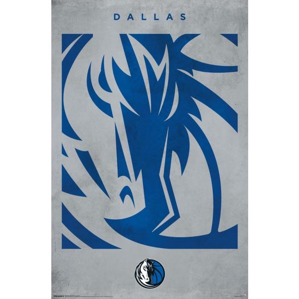 NBA Dallas Mavericks - Logo 25 Wall Poster, 19L" x...
