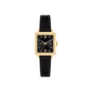 Tommy Hilfiger レディースクォーツウォッチ - ミニ24mmステンレススチールタンクケース、ローマ数字、リンクブレスレット、ドレスカジュアルスタイル - 彼女へ