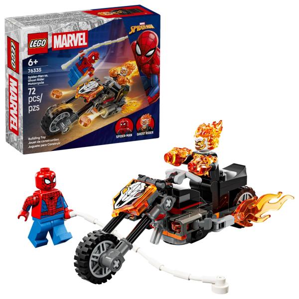 LEGO Marvel Spider-Man vs. Ghost Rider Motorcycle ...
