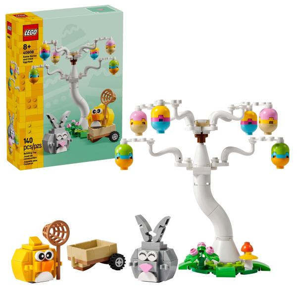 LEGO Easter Bunny and Chick Egg Hunt Building Toy ...