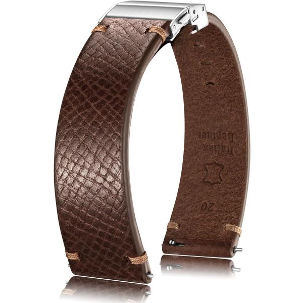 Getalia Vegetable-Tanned Italian Leather Watch Ban...