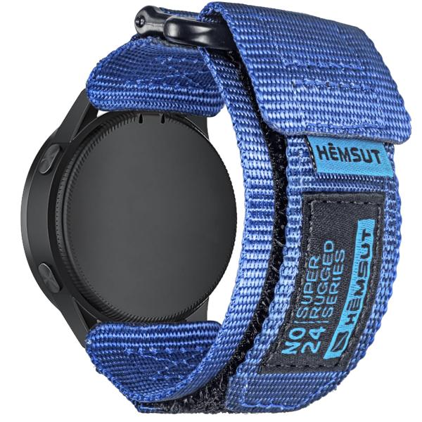 22mm Nylon Hook and Loop Watch Strap Compatible wi...