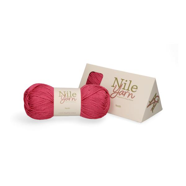 Nile Yarn Neith DK コットン毛糸 100g/170m（ローズィフューチャー）