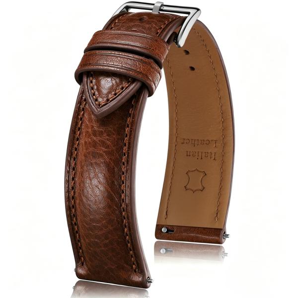 Getalia Italian leather Watch Band Tuscany Natural...