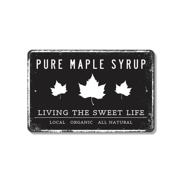 Vintage Style Maple Syrup Personalized 13 Inch x 2...