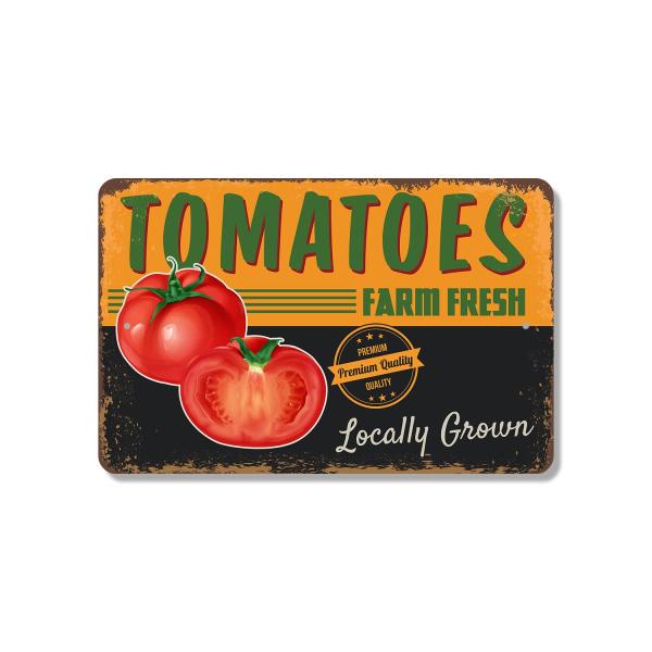 Farm Fresh Tomatoes (2 Pack) 8 Inch x 12 Inch Nove...