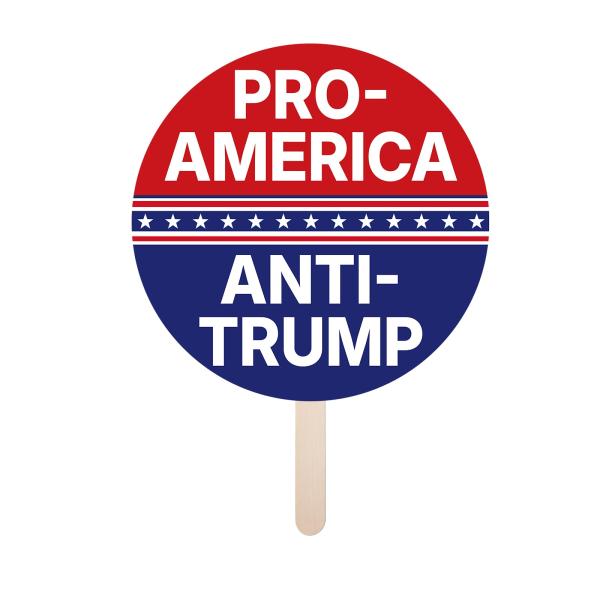 111PRINT No Kings Protest Sign on Sticks, 12 Inch ...