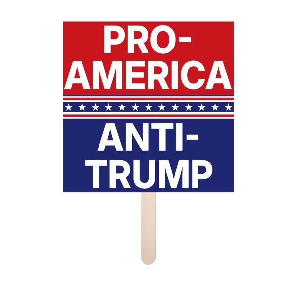 111PRINT No Kings Protest Sign on Sticks, 20 Inch ...