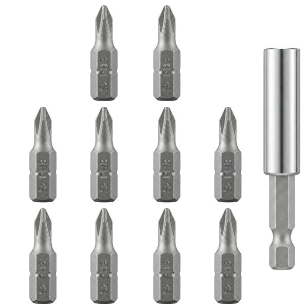 FOCMKEAS 10 Pcs PH3 Screwdriver Bit Set Phillips #...