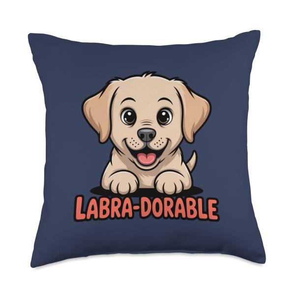 Womens Cute Labrador Puppy Dog Mom Gift Tee Labra-...