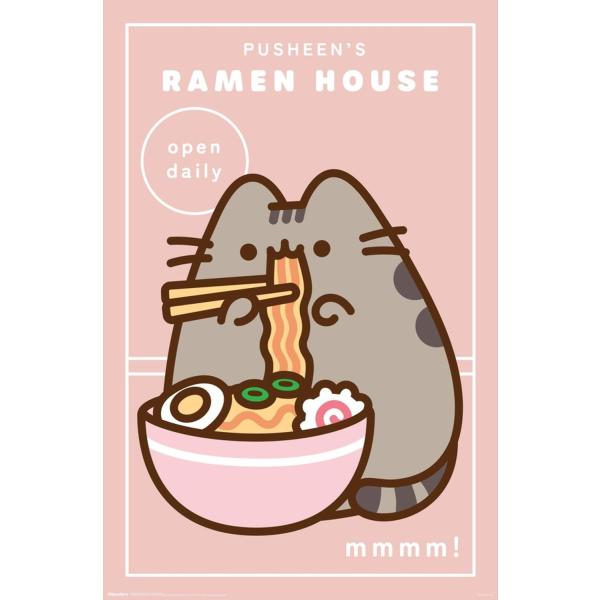 Pusheen: Bento Box - Ramen House Wall Poster, 19L"...