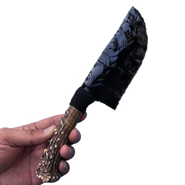 Hand Made Crystal Arrowhead Knife Healing Stone fo...