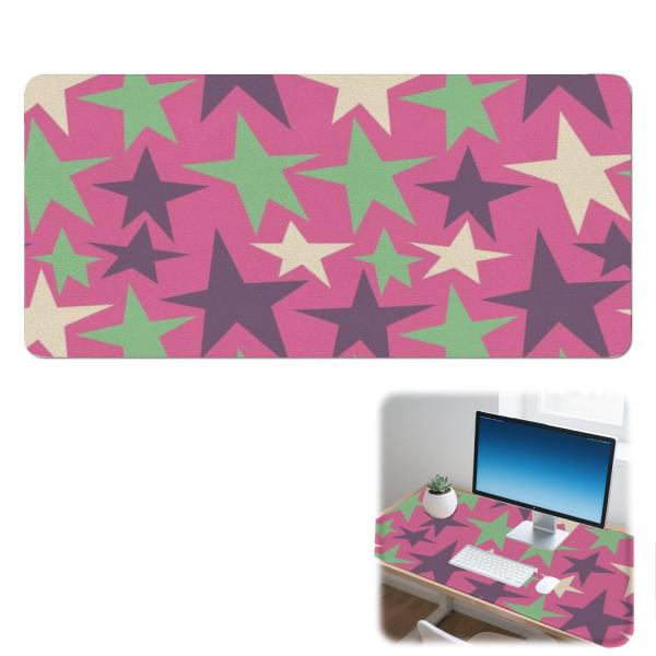 Simple Cute Star Desk Mat Multifunctional Desk Top...