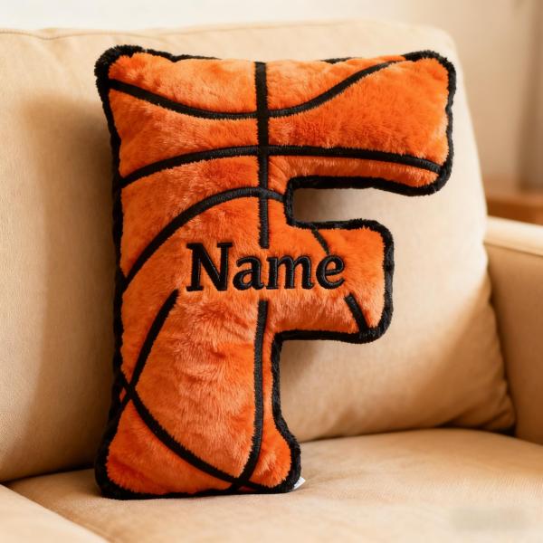 Personalized Ball Pillow Custom Letter Name Design...