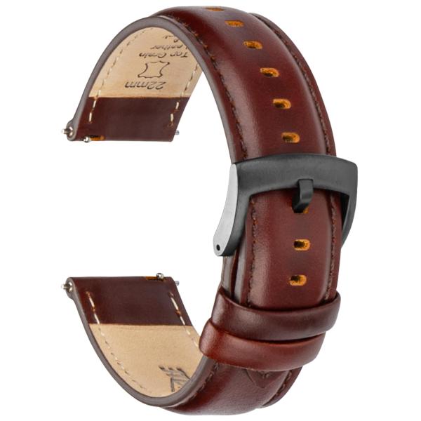 CORROPELLE Leather Watch Bands Quick Release, Eleg...