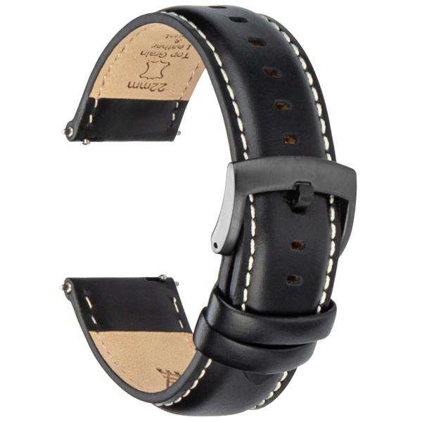 CORROPELLE Leather Watch Bands Quick Release, Eleg...