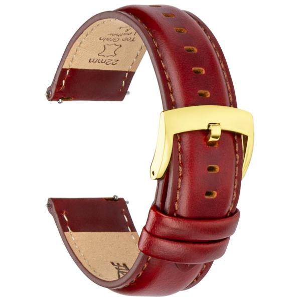 CORROPELLE Leather Watch Bands Quick Release, Eleg...