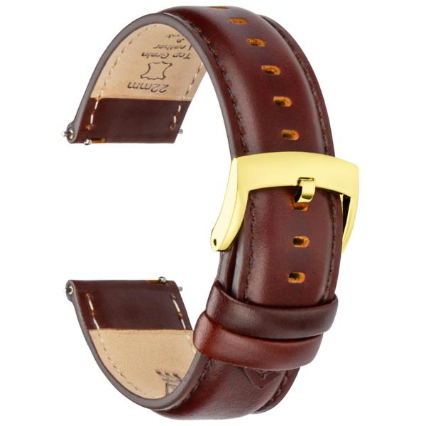 CORROPELLE Leather Watch Bands Quick Release, Eleg...