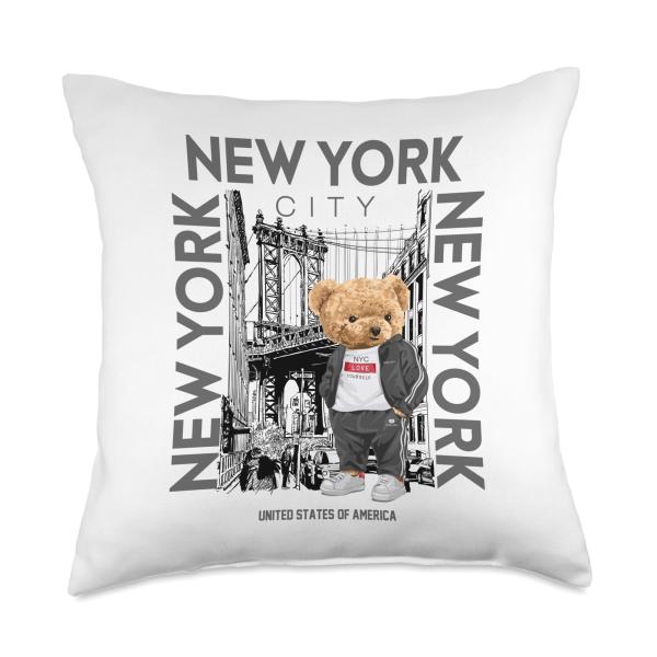 New York City Teddy Bear with The Dumbo Manhattan ...