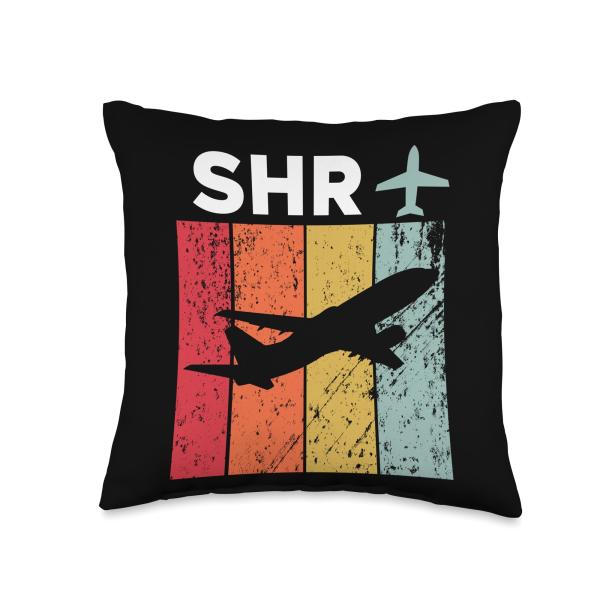 SHR Sheridan Airport Throw Pillow