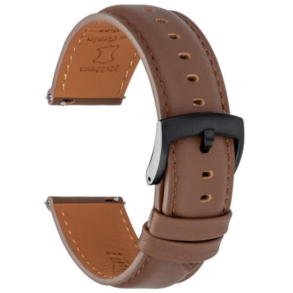 CORROPELLE Leather Watch Band Strap Quick Release,...