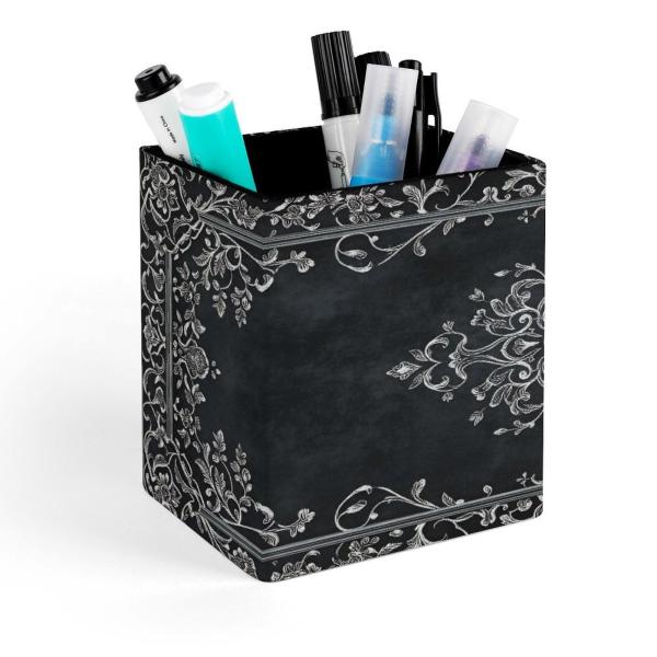 DOHTDGT Black And White Boho Persian Style PU Leat...