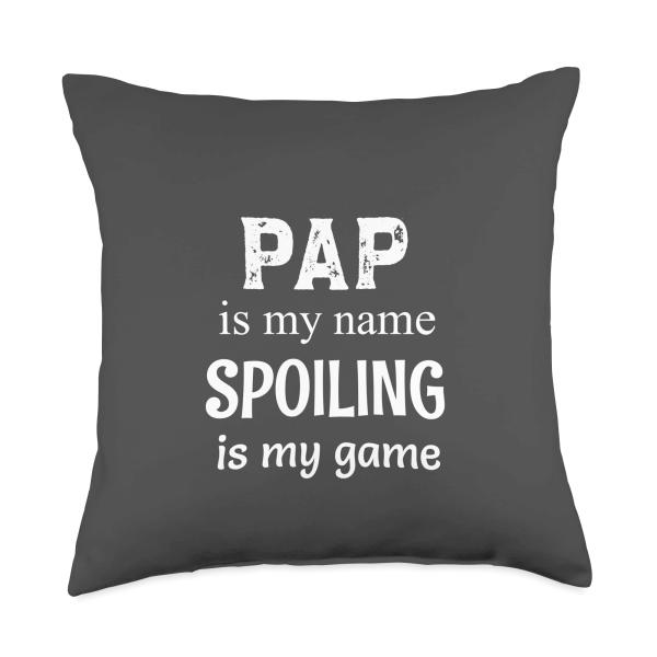 Pap is My Name Special Grandfather Grandpa Throw P...