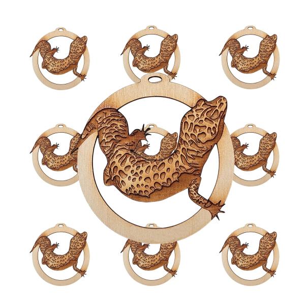 10PK Leopard Gecko Ornament, Personalized Reptile ...