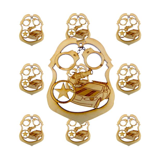 10PK Personalized Deputy Sheriff Ornament, Deputy ...