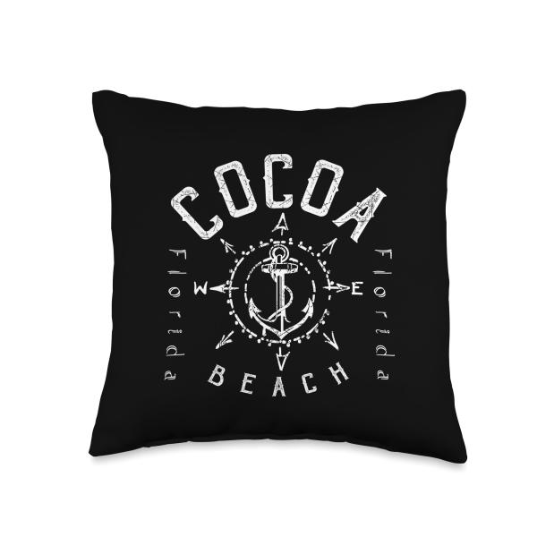 Cocoa Beach, Florida Compass Rose Sailing Boat, FL...
