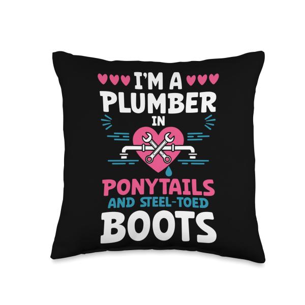 Plumber Girl Pipefitter Drain Surgeon Profession P...