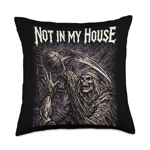 Basketball Not in My House Grim Reaper Defense Hoo...