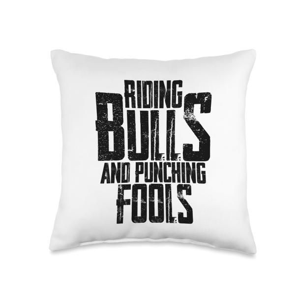 Riding Bulls Punching Fools Texas Bull-Rider Cowbo...