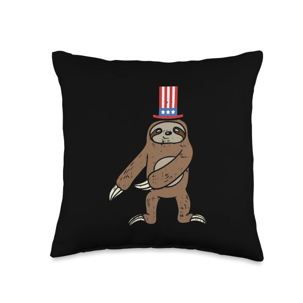 Sloth Floss Dance Shirt Flossing 4th of July Gift ...